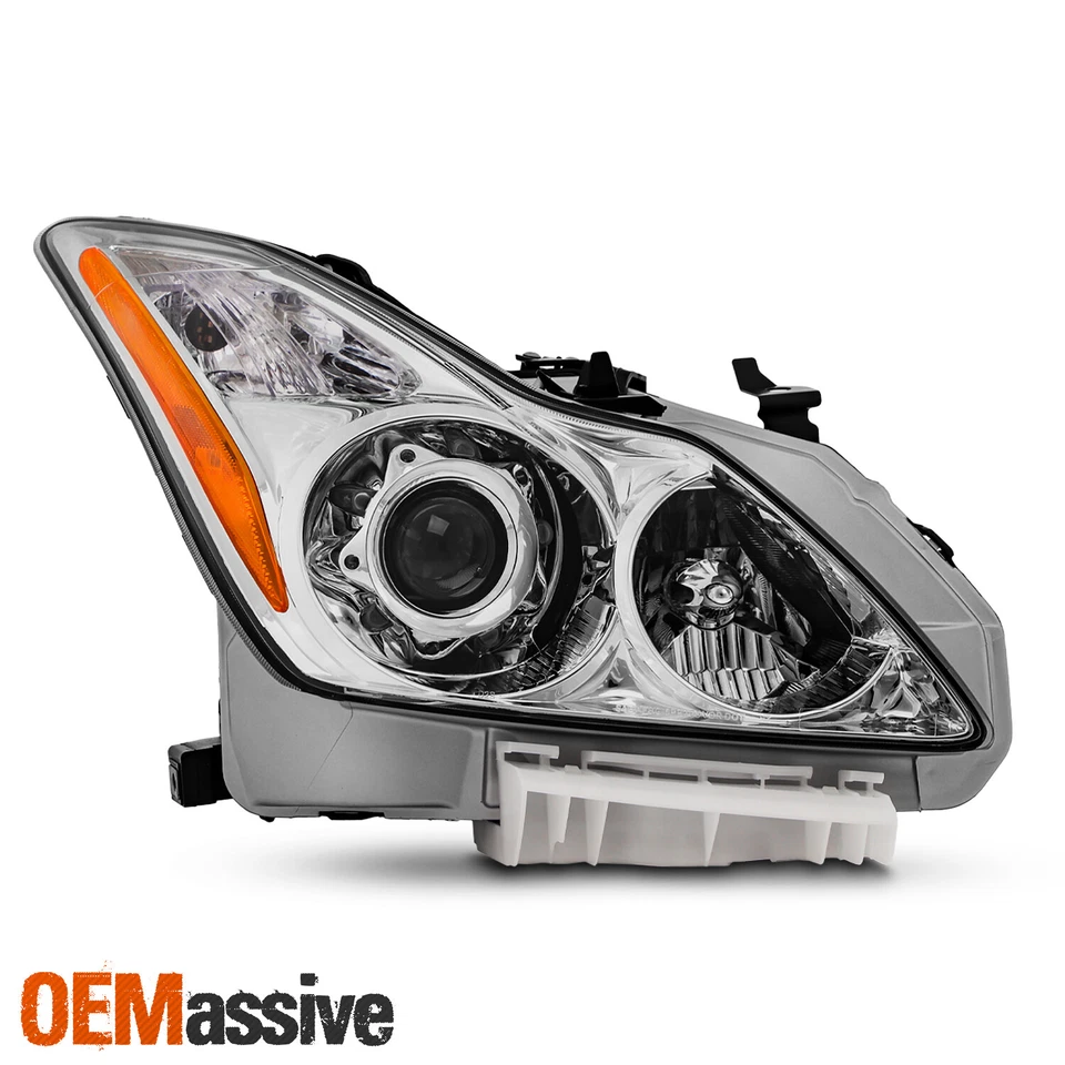 For 2008-2013 Infiniti G37 2014-2015 Q60 Coupe Chrome Headlight Passenger Right - Image 2 of 4