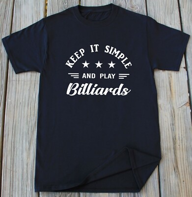 Funny Billiards T-shirt for Him Pool Snooker Billiards Gift for Husband Tee