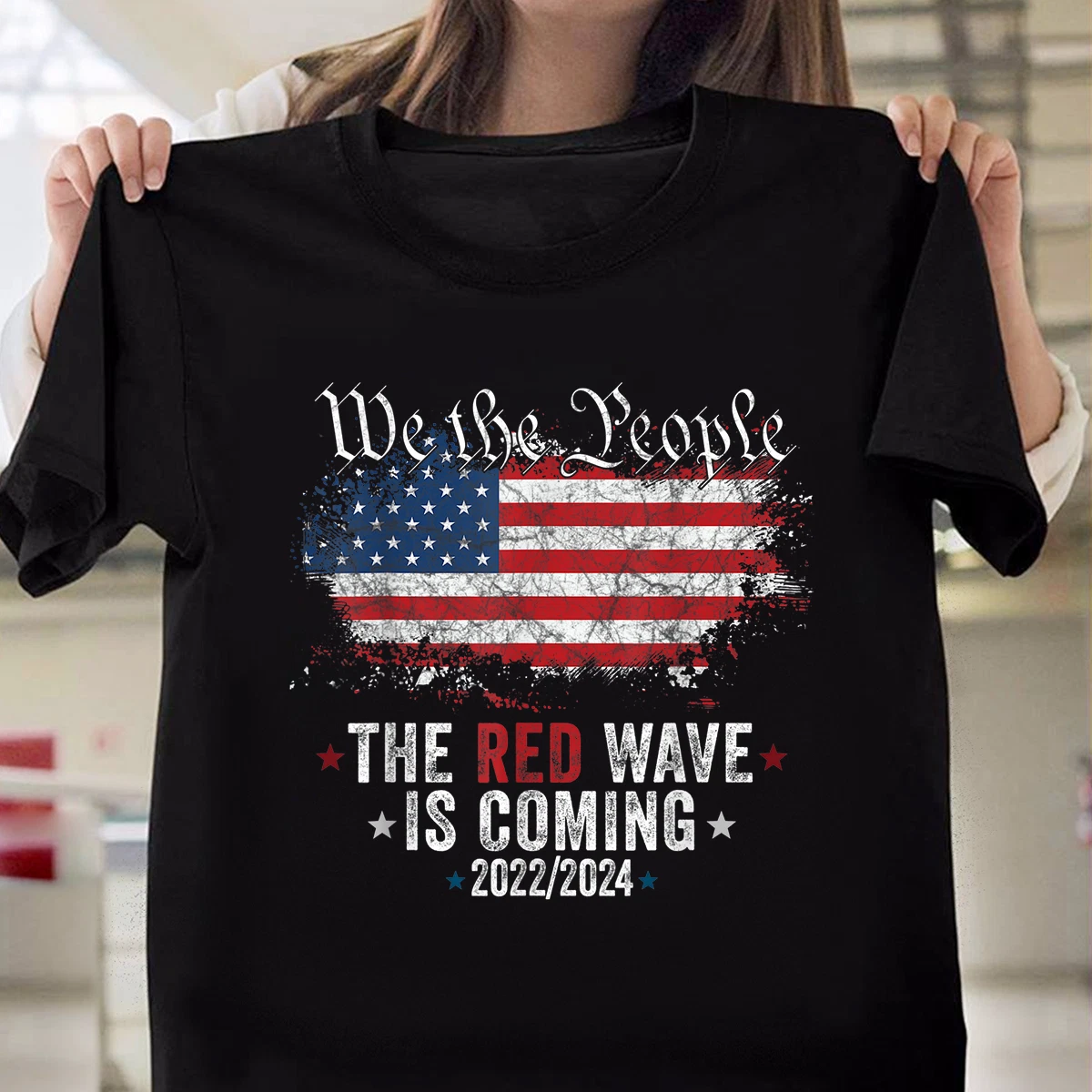 We The People The Red Wave Is Coming 2022/ 2024 elections Vote For Trump T- Shirt | eBay