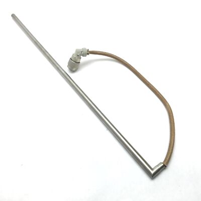 Rod Cartridge Heater, 620mm Long x 12.6mm Diameter, 1500W 120V, 4-Pin Male