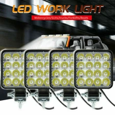 4x 4inch 48W LED Work Light Bar Flood Spot Combo Fog Lamp Offroad Driving Truck
