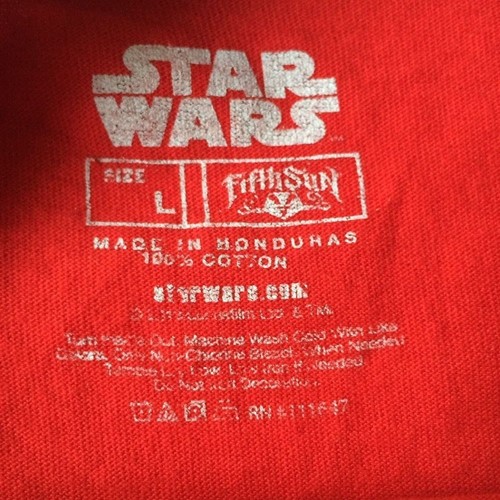 Star Wars T-Shirt Herren Large rot Christmas Storm Tropper Darth Vader Fifth Sun - Bild 4 von 4
