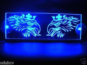 24V LED Blue Light Plate for SCANIA Griffin Truck Neon Laser Engraved Table Sign