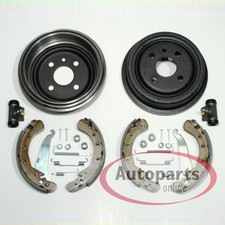 Bremstrommel Ø 200 mm + Backen + Zubehör Satz Hinterachse für Opel Astra F