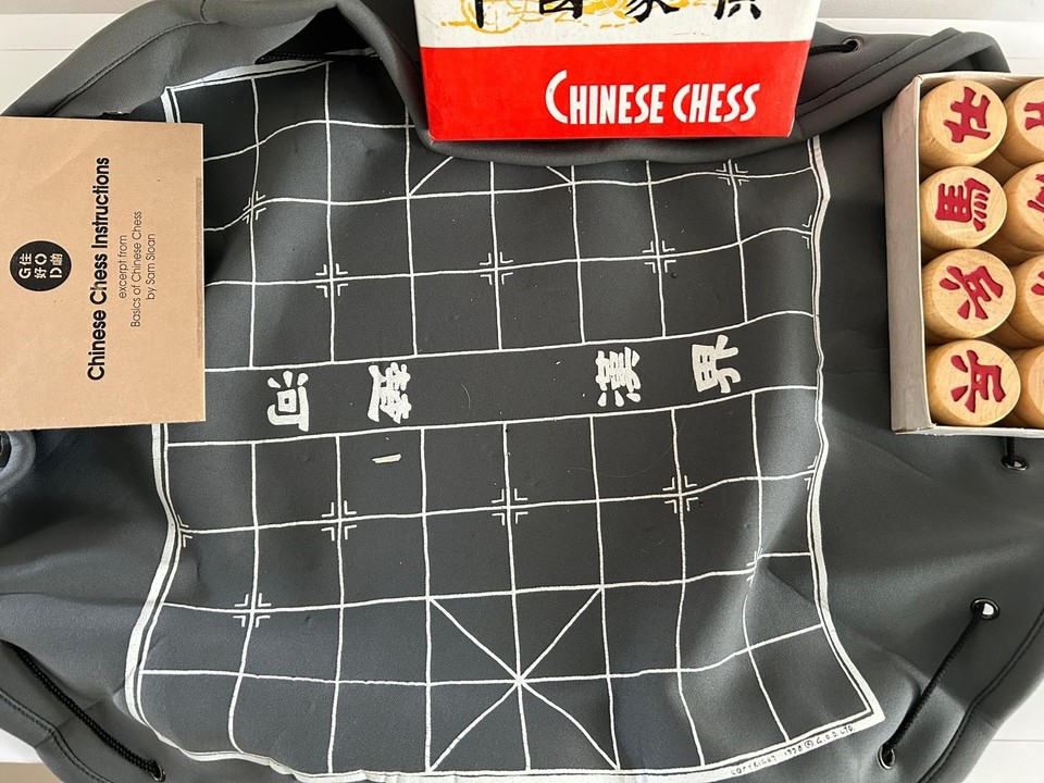Chinese Chess Set With Cloth Bag/ Board | eBay UK