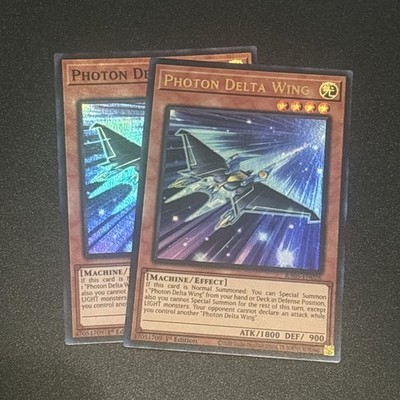 Photon Delta Wing ( 1 SR/ 1 UR) RA05-EN026 Rarity Collection 5 1st Edition X2