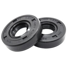 2pc Rotary Shaft Seal 0.500" x 1.125" x 0.250" Double Lip TC 1/2 x 1-1/8 x 1/4