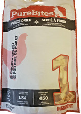 Pechuga de pollo liofilizada PureBites - golosinas para perros - tamaño súper económico de 11,6 oz
