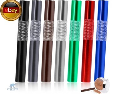 7 Stück Ziehröhrchen Set, 7 cm Koks Röhrchen, Ziehröhrchen Metall Röhrchen Snif