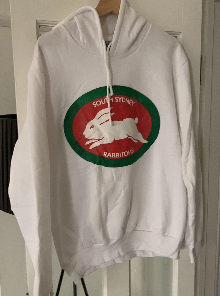 Vintage South Sydney Rabbitohs NRL hoodie L