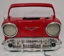 Randix Chevy 1957 Radio Amfm Stereo Wpower Supply- Cassette Player For Parts