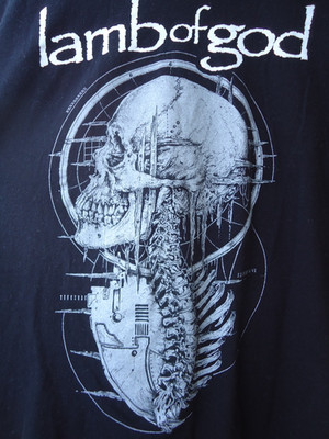 Lamb of God Concert Tee Black Large T Shirt Concert 2021 Indianola IA Knot Fest