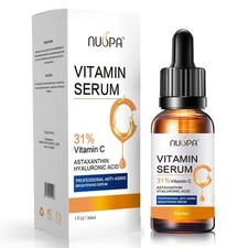 Organic Vitamin C Serum for Face 31 C Facial 1.02 Fl Oz Pack of 1 