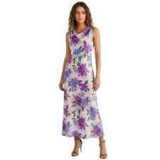 Joni Blair Women Dress Floral Vintage Maxi Sleeveless Summer Long Y2K Sz 8 Sz 7