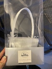 Flower Girl Satin Basket for Bridesmaid Wedding Ceremony Basket