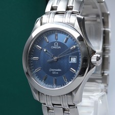 [Quasi Come Nuovo] Orologio Uomo OMEGA Seamaster 120m 2511.81 Quadrante Onda Blu Quarzo GIAPPONE
