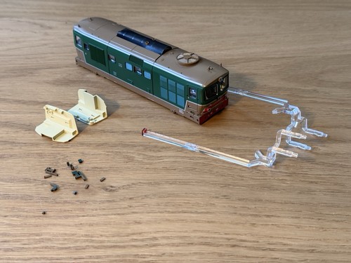 ROCO 63450, 63451 - GEHÄUSE FÜR FS 345.1093, BASTLER, Art.Nr.: 107537, 113305 | Condition: Als Ersatzteil / defekt