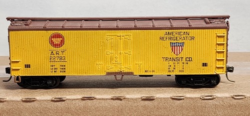 Refrigerador American 40' madera frigorífico 22783 ruedas de metal kadee Walthers RTR | Zustand: Used