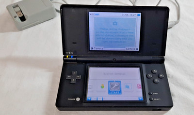 Nintendo DSi Black Handheld Console With Charger