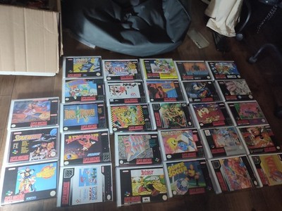 Super Nintendo Custom OVP X 28 Zelda Mario Batman Sammlung Konvolut   Versand 