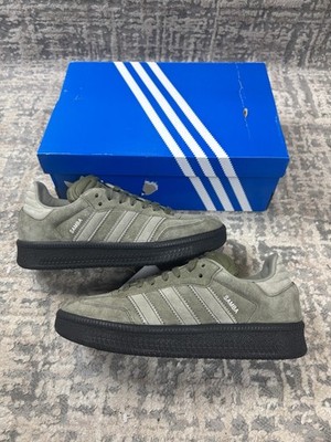 Größe 7 - adidas Samba XLG Olive Strata Silver Pebble ID3913