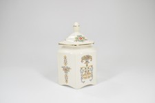 Aynsley Henley Fine Bone China Glas/Topf mit Deckel Sechseckform