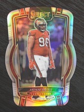 2022 Panini Select Akiem Hicks Silver Prizm Club Level Die-Cut #208