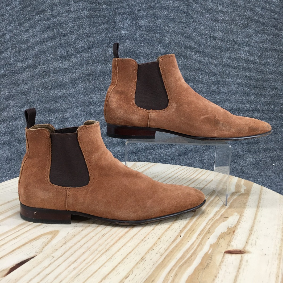 Aldo Men\'s Dark Brown Suede Chelsea Boots Brown Chelsea Boots - Aldo – Tngo Co main image 3