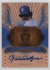 2005 Upper Deck Hall of Fame Worthy 23/25 Rollie Fingers #HW-RF2 Auto HOF n8a