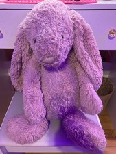 jellycat bunny. Discontinued pink, And medium size/good condition