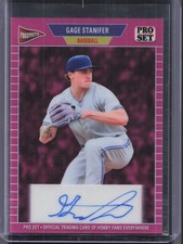 2026 Leaf Pro Set Metal #89A-GS1 Gage Stanifer Pink Auto #/7