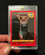 Panini 2013-14 NBA Hoops Giannis Antetokounmpo Rookie Red #275 Bucks