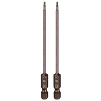 "2X Flache Sechskant-Bits H1.5 FüR Magnetspitze 1/4\" Schaft 4\" Kupfer"