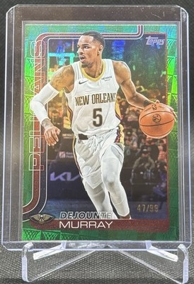 2025 Topps Basketball - Dejounte Murray Season Tip-off Green Foilboard #/99