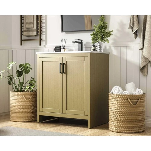 Elegant Lighting VF25130MHB Finnley Vanity Honey Brown - Picture 3 of 11