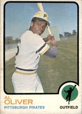 1973 TOPPS AL OLIVER PITTSBURGH PIRATES #225 EX