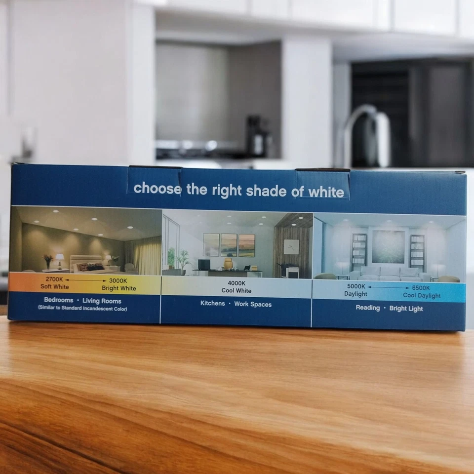 Feit Floodlight BR30 65W LED White Dimmable Light Bulbs Box of 6 New - Image 2 of 4