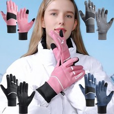 Unisex Winter Thermal Glove with Touchscreen Fingers Anti-Slip Grip Texing Drive