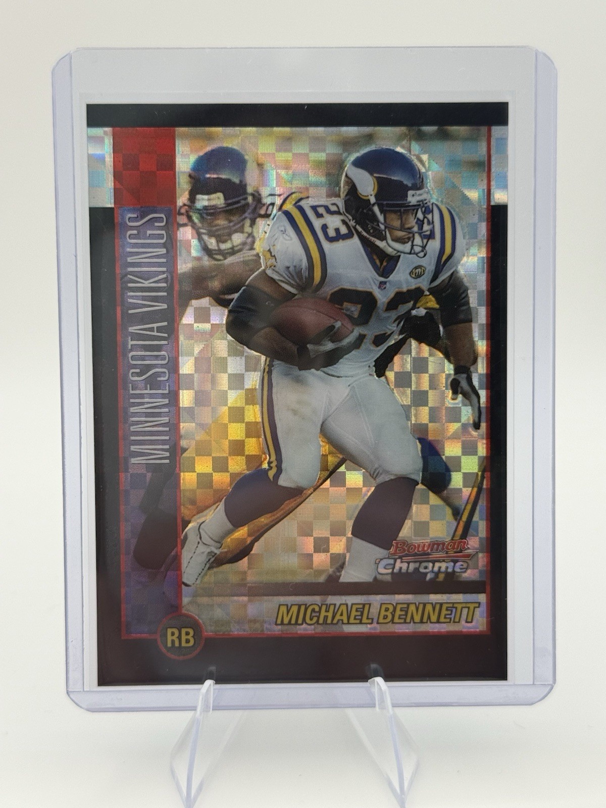 2002 Bowman Chrome - Michael Bennett #104 X-Fractor /250 Minnesota Vikings