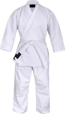 Karate Uniform, 8 Ounce, White, Durable and Lightweight, Ideal for Karate
