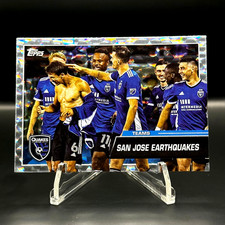 2023 Topps MLS SAN JOSE EARTHQUAKES (Team Card) #177 Icy White Foil