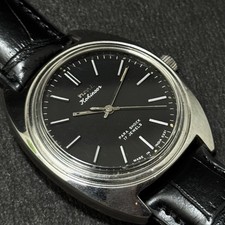 Vintage HMT Kohinoor 17 Jewels With Black Dial Men's Wristwatch