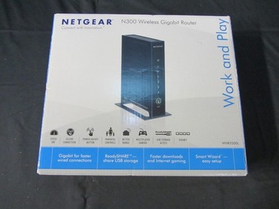 NETGEAR WNR3500U/WNR3500L N300 4-Port Wireless Gigabit Router