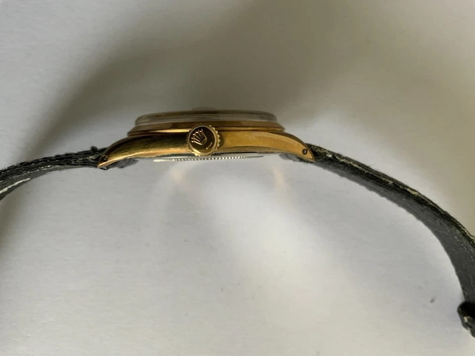 Vintage Tudor Rolex Oysterdate Black Dial Watch 1959 (Ref. 7961) Rare Edition - Image 3 of 4