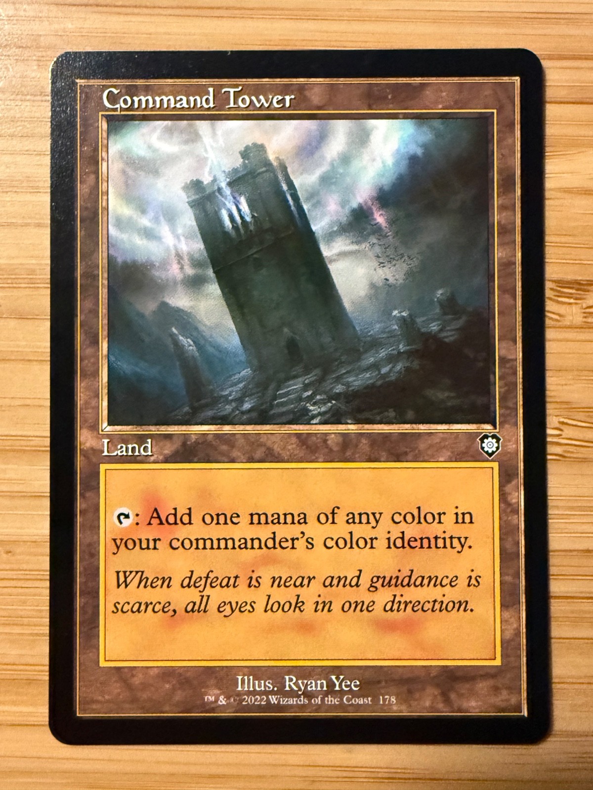 Command Tower BRC 178 Brothers War Commander Retro Frame Land Nonfoil MTG NM