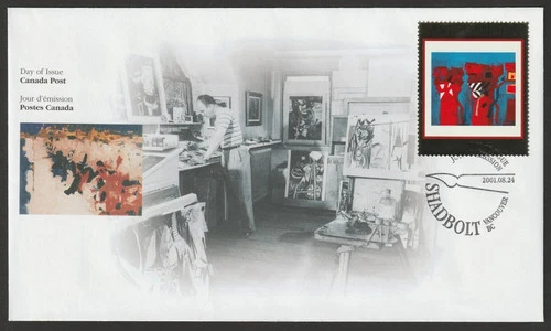 CANADA 2001 MASTERPIECES OF CANADIAN ART #1916 FIRST DAY COVER !! M296