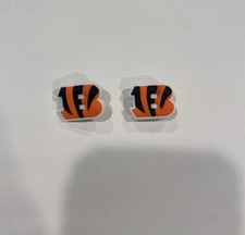 Cincinnati Bengals Crocs Charms Jibbitz NFL Shoe Charms 2 Piece
