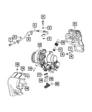 Genuine Mopar Turbocharger Actuator 68679587A...