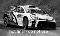 Ixo 1:43 Toyota Gr Yaris Rally2, Wrc, Rally Monte Carlo, 2025, #26 H.Kogure/T.Lu