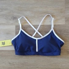 NWT All In Motion Simplicity Padded Sports Bra Blue Size M